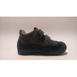 D.D.Step 038-247 barna kék átmeneti fiú cipő